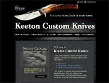 Tablet Screenshot of keetoncustomknives.com